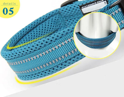 Breathable Mesh Reflective Dog Collar