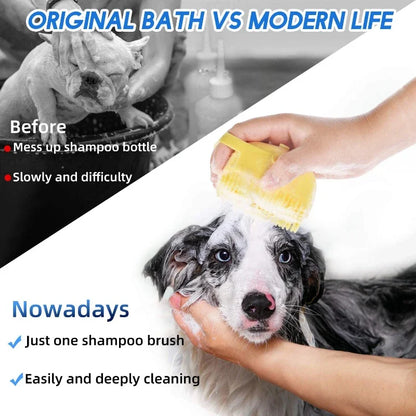 Shampoo Dog Brush