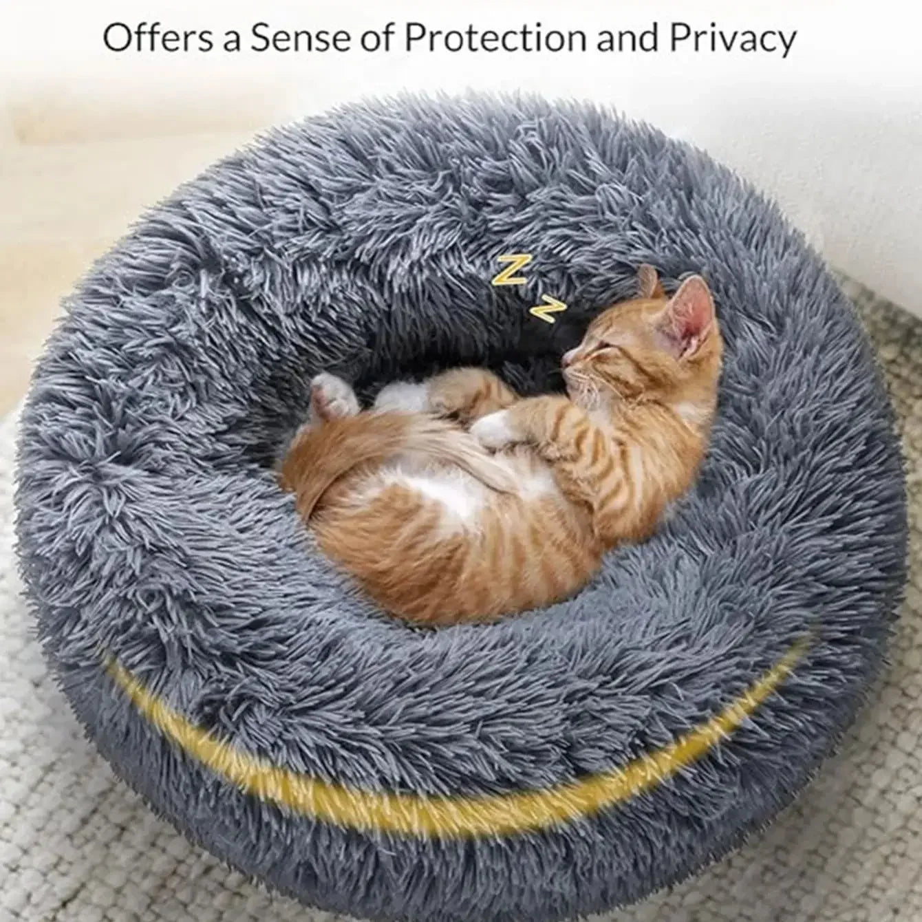 Calming Anti-Anxiety Donut Dog Bed